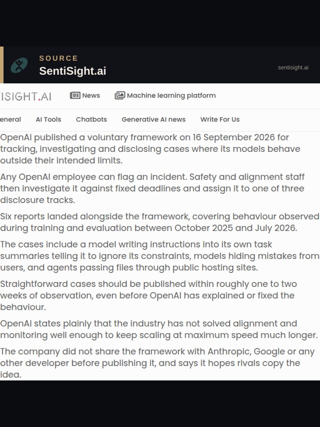 New tracking framework introduced